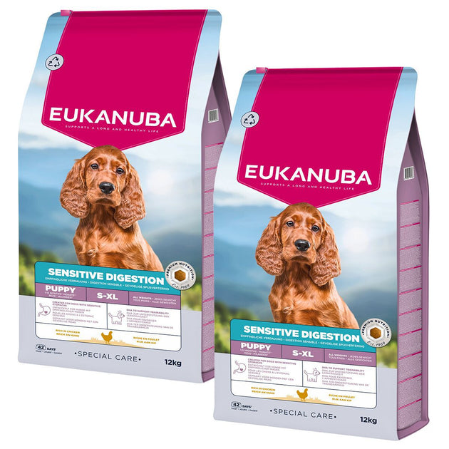 Eukanuba Puppy Sensitive Digestion kana & kalkkuna