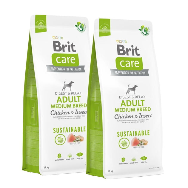 Brit Care Dog Sustainable Adult Medium Breed Chicken & Insect